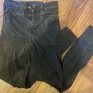 Black High Waisted American Eagle Jeans